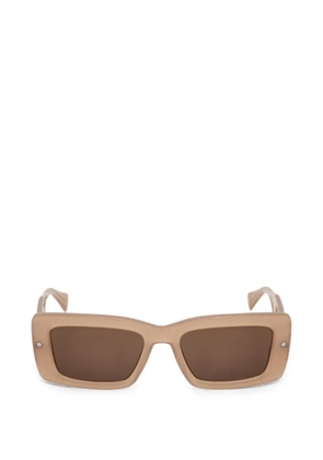 AllSaints Cordie rectangle-frame sunglasses - Neutrals
