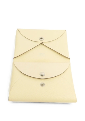 Hermès Pre-Owned 2023 Calvi Duo card holder - Neutrals