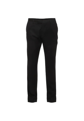 BOSS straight-fit wool trousers - Black