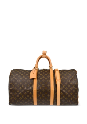 Louis Vuitton Pre-Owned 2001 Monogram Keepall Bandouliere luggage bag - Brown