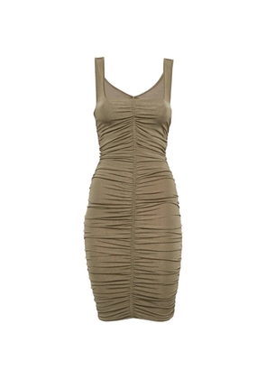 Givenchy Pre-Owned ruched-detail mini dress - Neutrals