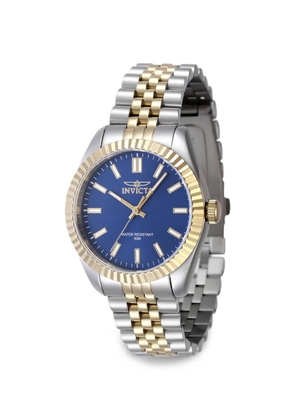 Invicta Specialty fluted bezel 36mm watch - Blue