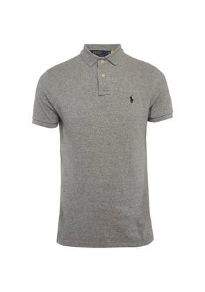 Polo Ralph Lauren Vintage pique embroidered-logo polo shirt - Grey