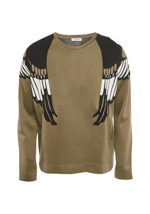 Valentino Garavani Pre-Owned eagle-appliqué sweatshirt - Green