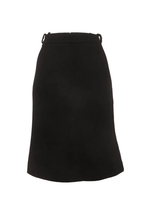 Max Mara felted pencil skirt - Black