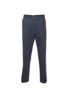 Ermenegildo Zegna Vintage Mila herringbone wool trousers - Blue