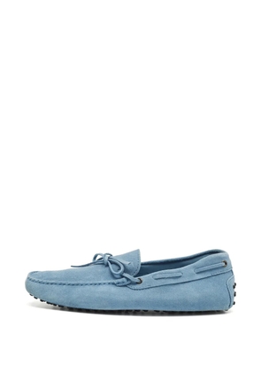 Tod's Vintage Gommino suede slip on loafers - Blue