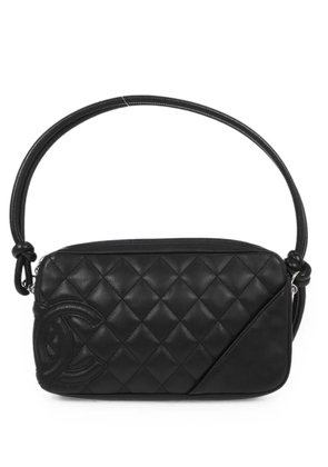 CHANEL Pre-Owned 2003 Cambon quilted shoulder bag - Black