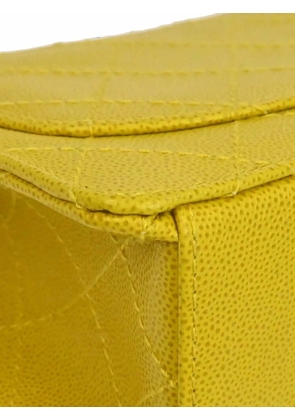 CHANEL Pre-Owned 1998 mini Classic Square Flap shoulder bag - Yellow