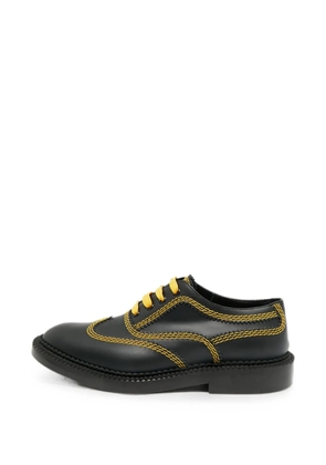 Burberry Pre-Owned Bertram leather Oxford shoes - Black