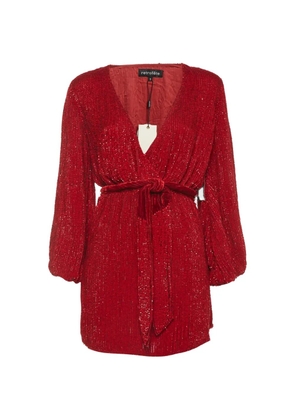 Retrofete Gabrielle sequin-embellished mini dress - Red