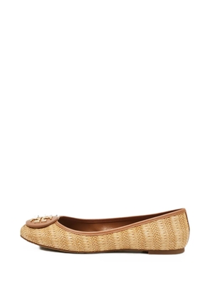 Tory Burch Reva raffia ballet flats - Neutrals
