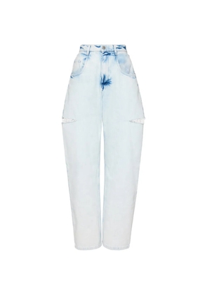 Maison Margiela slashed barrel-leg jeans - Blue