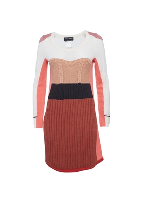 Sonia Rykiel Pre-Owned colour-block mini dress - Pink