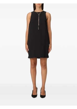 TWINSET chain-detail mini shift dress - Black