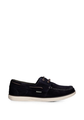 Barbour Rothley suede boat shoes - Blue