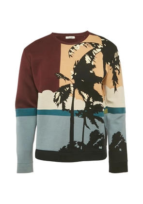 Valentino Garavani Pre-Owned palm-tree sweatshirt - Red