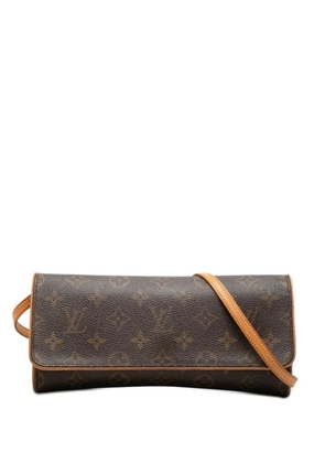 Louis Vuitton Pre-Owned 2001 Monogram Pochette Twin GM crossbody bag - Brown