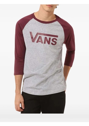 Vans Classic Heather logo-print raglan-sleeve T-shirt - Grey