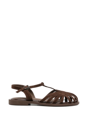 ADRIANNA FERETTI strappy cage sandals - Brown