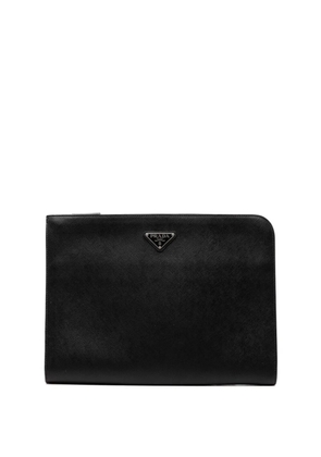 Prada Pre-Owned 2013-2026 Saffiano clutch bag - Black