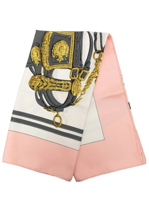 Hermès Pre-Owned 2000-2026 Brides de Gala Silk Scarf 90 scarves - Pink