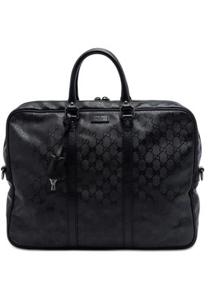 Gucci Pre-Owned 2016-2026 GG Imprime business bag - Black