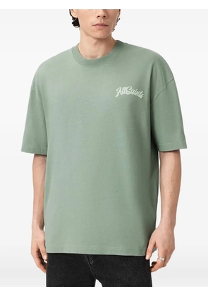 AllSaints Odyssey logo-print short-sleeve T-shirt - Green