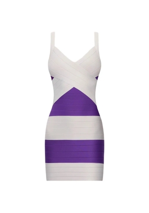 Hervé Léger The VIP bandage-style mini dress - White