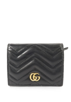 Gucci Pre-Owned GG Marmont card case wallet - Black
