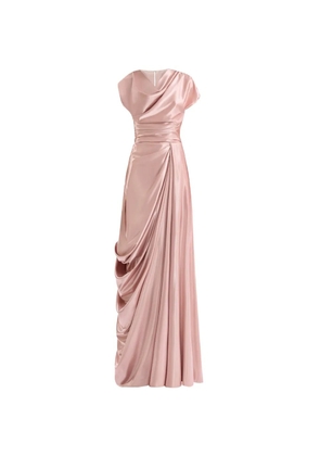 Gemy Maalouf cowl-neck draped maxi dress - Pink