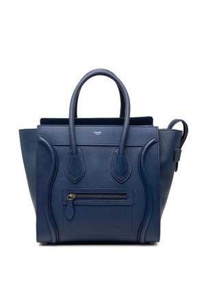 Celine Pre-Owned 2018 Mini Leather Luggage tote bag - Blue