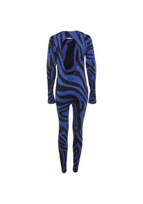 Stella McCartney Pre-Owned Jacquard open-back jumpsuit - Blue