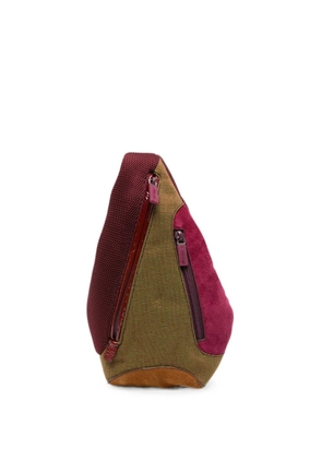 Miu Miu Pre-Owned 2000s mesh-panelled crossbody bag - Red