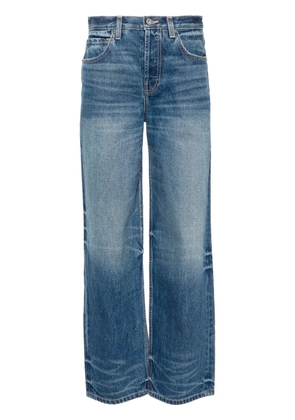 Interior Remy mid-rise wide-leg jeans - Blue