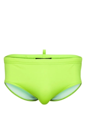 DSQUARED2 logo-print elasticated-waistband swimming trunks - Green
