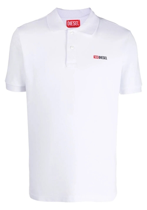 Diesel T-Smith-Div cotton polo shirt - White