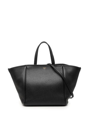 Celine Pre-Owned 2021 Small Grained Calfskin Folded Cabas Tote satchel - Black