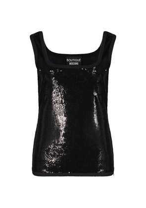 Boutique Moschino sequin-embellished blouse - Black