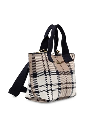 Barbour Layla Tartan adjustable-strap tote bag - Neutrals