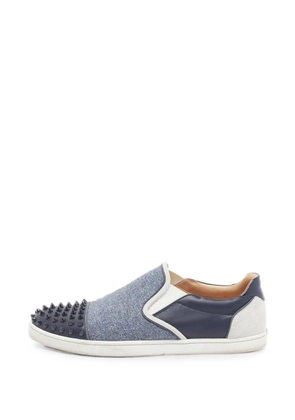 Christian Louboutin Pre-Owned Spikes low-top sneakers - Blue