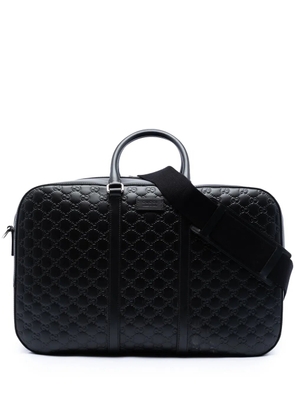 Gucci Pre-Owned 2016-2026 Guccissima Duffle Bag travel bag - Black
