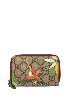 Gucci Pre-Owned 2016-2026 GG Supreme Tian coin pouch - Neutrals