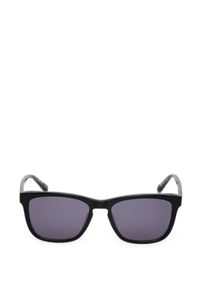 Barbour rectangle-frame sunglasses - Black