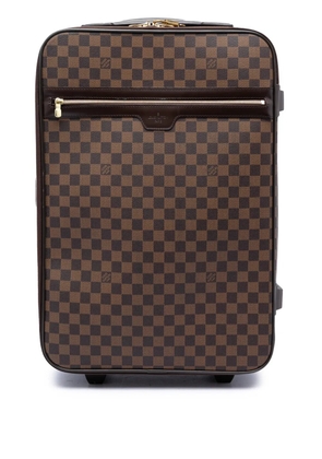 Louis Vuitton Pre-Owned 1990-2013 Damier Ebene Pegase 55 travel bag - Brown