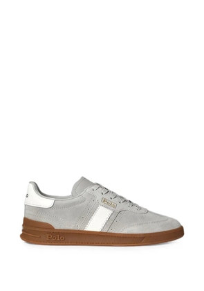 Polo Ralph Lauren logo-patch panelled sneakers - Grey