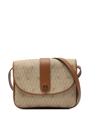 Christian Dior Pre-Owned 20th Century Honeycomb Coated Canvas crossbody bag - Neutrals