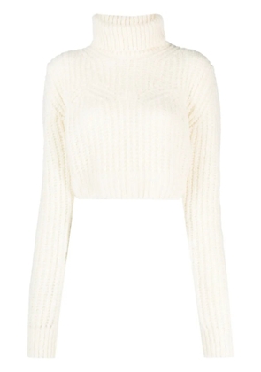 DSQUARED2 chunky-knit cropped jumper - Neutrals