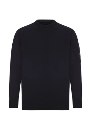 C.P. Company lens-detail crew-neck sweatshirt - Black