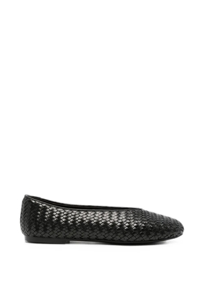 ADRIANNA FERETTI woven ballet flats - Black